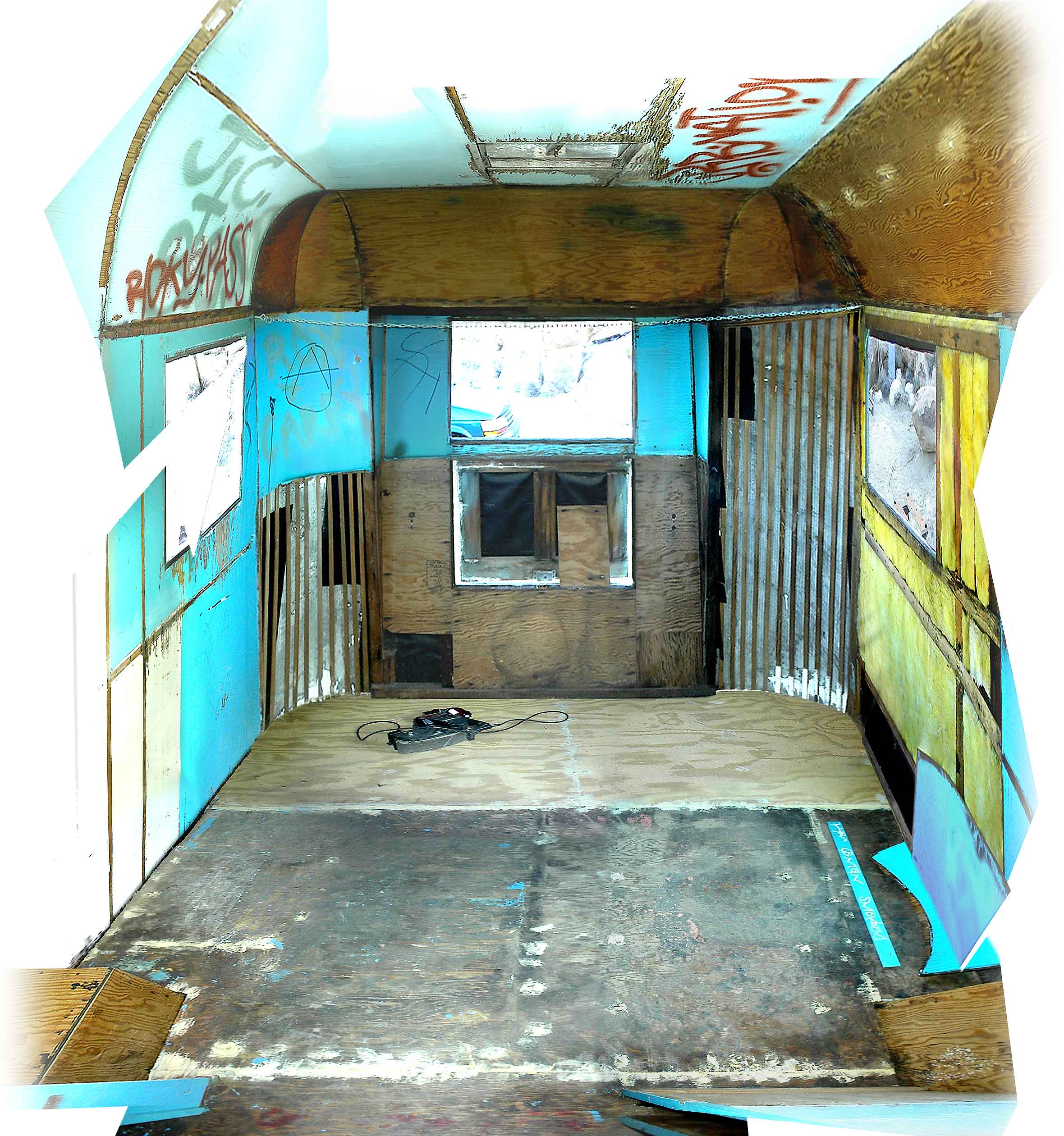 Rebuilding the trailer interior